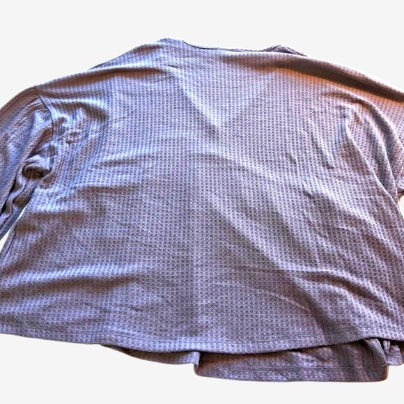 Torrid Lilac Waffle V neck Sz 0 BNWT - Picture 8 of 11